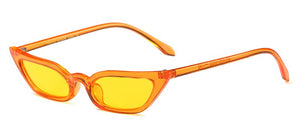 Peekaboo  red cat eye sunglasses women small frame black leopard female top selling sun glasses female uv400