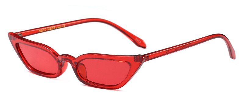 Peekaboo  red cat eye sunglasses women small frame black leopard female top selling sun glasses female uv400