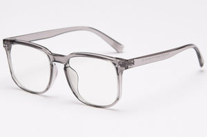 Peekaboo korean optical eyewear men TR90 clear lens male square glasses frame women light weight black transparent brown