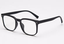 Load image into Gallery viewer, Peekaboo korean optical eyewear men TR90 clear lens male square glasses frame women light weight black transparent brown