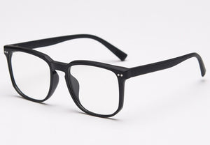 Peekaboo korean optical eyewear men TR90 clear lens male square glasses frame women light weight black transparent brown