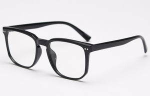 Peekaboo korean optical eyewear men TR90 clear lens male square glasses frame women light weight black transparent brown