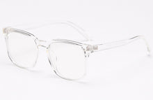 Load image into Gallery viewer, Peekaboo korean optical eyewear men TR90 clear lens male square glasses frame women light weight black transparent brown