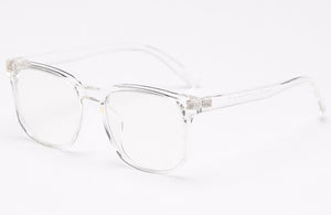 Peekaboo korean optical eyewear men TR90 clear lens male square glasses frame women light weight black transparent brown