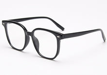 Load image into Gallery viewer, Peekaboo korean style square glasses for men TR90 frame transparent optical glasses frame women male leopard clear lens winter