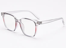 Load image into Gallery viewer, Peekaboo korean style square glasses for men TR90 frame transparent optical glasses frame women male leopard clear lens winter