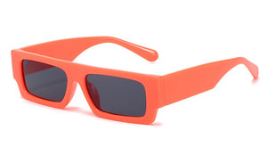 Peekaboo male black flat top sunglasses women square pink uv400 rectangular glasses for men leopard 2023 accessories