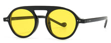 Load image into Gallery viewer, Peekaboo male round sun glasses for men uv400 blue yellow 2023 circle retro sunglasses for women vintage accessories