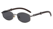 Load image into Gallery viewer, Peekaboo men retro sunglasses vintage women metal blue brown female male sun glasses uv400 2023  summer style
