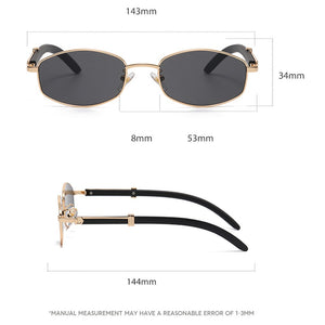 Peekaboo men retro sunglasses vintage women metal blue brown female male sun glasses uv400 2023  summer style