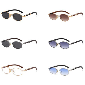 Peekaboo men retro sunglasses vintage women metal blue brown female male sun glasses uv400 2023  summer style