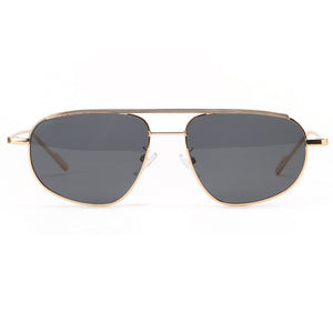 Peekaboo metal frame oval sunglasses for men double bridge women sun glasses uv400 green gold  2023 winter gifts
