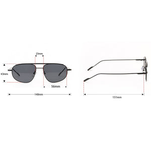 Peekaboo metal frame oval sunglasses for men double bridge women sun glasses uv400 green gold  2023 winter gifts
