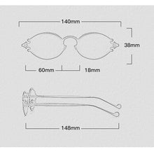 Load image into Gallery viewer, Peekaboo metal women steam punk glasses oval retro clear lens accessories vintage eye glasses for men round gold black silver