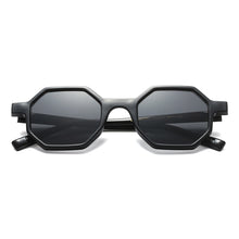 Load image into Gallery viewer, Peekaboo octagon sunglasses women brand designer vintage polygon black brown red small sun glasses female male uv400