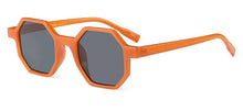 Load image into Gallery viewer, Peekaboo octagon sunglasses women brand designer vintage polygon black brown red small sun glasses female male uv400