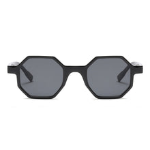 Load image into Gallery viewer, Peekaboo octagon sunglasses women brand designer vintage polygon black brown red small sun glasses female male uv400