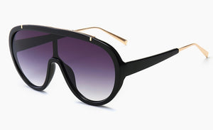 Peekaboo one piece sunglasses women oversized selling mens goggles brown white sun glasses male 2023 summer uv400