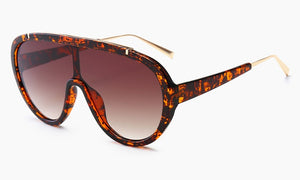 Peekaboo one piece sunglasses women oversized selling mens goggles brown white sun glasses male 2023 summer uv400