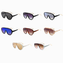 Load image into Gallery viewer, Peekaboo one piece sunglasses women oversized selling mens goggles brown white sun glasses male 2023 summer uv400