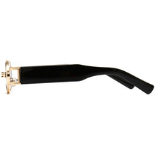 Load image into Gallery viewer, Peekaboo punk style retro oval sunglasses men metal uv400 gold round sun glasses for women 2023 vintage accessories male