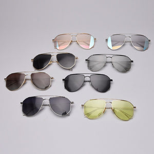 Peekaboo retro oversized sunglasses polarized uv400 metal  irregular women sun glasses for men 2023 year gifts