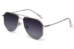 Peekaboo retro oversized sunglasses polarized uv400 metal  irregular women sun glasses for men 2023 year gifts