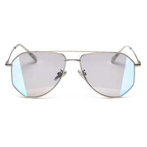 Peekaboo retro oversized sunglasses polarized uv400 metal  irregular women sun glasses for men 2023 year gifts