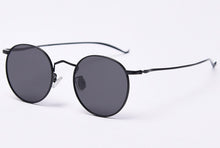 Carica l&#39;immagine nel visualizzatore di Gallery, Peekaboo retro style metal sunglasses round men gold frame male sun glasses polarized women 2023 summer uv400 black brown