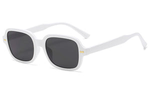 Peekaboo rivet full frame sun glasses for women black leopard brown small frame square sunglasses for men 2023 uv400