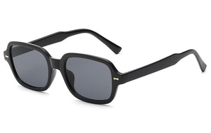 Peekaboo rivet full frame sun glasses for women black leopard brown small frame square sunglasses for men 2023 uv400