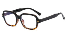 Load image into Gallery viewer, Peekaboo rivet full frame sun glasses for women black leopard brown small frame square sunglasses for men 2023 uv400
