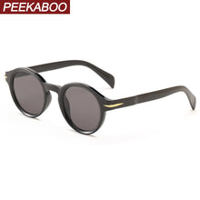 Carica l&#39;immagine nel visualizzatore di Gallery, Peekaboo round sun glasses retro woman 2023 uv400 female green yellow sunglasses for men selling drop ship male gifts