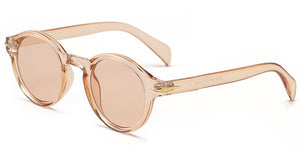 Peekaboo round sun glasses retro woman 2023 uv400 female green yellow sunglasses for men selling drop ship male gifts
