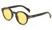 Carica l&#39;immagine nel visualizzatore di Gallery, Peekaboo round sun glasses retro woman 2023 uv400 female green yellow sunglasses for men selling drop ship male gifts