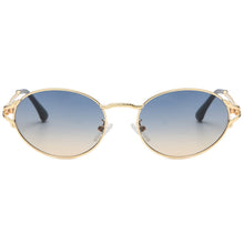 Load image into Gallery viewer, Peekaboo small frame oval sunglasses for men metal gold male ladies sun glasses uv400  2023 summer style