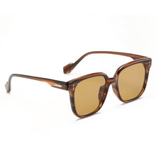 Load image into Gallery viewer, Peekaboo square glasses for women leopard brown uv400 ladies big frame sunglasses for men 2023 male gift items drop ship