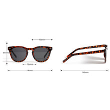 Load image into Gallery viewer, Peekaboo square woman sunglasses for men brown black uv400 ladies sun glasses   2022 spring summer