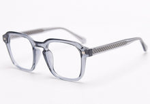 Load image into Gallery viewer, Peekaboo tr90 transparent glasses woman korean style grey black fashioin square glasses frame for men clear lens acetate