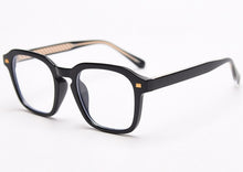 Load image into Gallery viewer, Peekaboo tr90 transparent glasses woman korean style grey black fashioin square glasses frame for men clear lens acetate