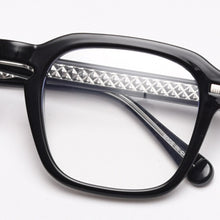 Load image into Gallery viewer, Peekaboo tr90 transparent glasses woman korean style grey black fashioin square glasses frame for men clear lens acetate