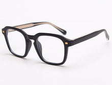Load image into Gallery viewer, Peekaboo tr90 transparent glasses woman korean style grey black fashioin square glasses frame for men clear lens acetate