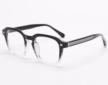Load image into Gallery viewer, Peekaboo tr90 transparent glasses woman korean style grey black fashioin square glasses frame for men clear lens acetate