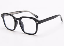 Load image into Gallery viewer, Peekaboo tr90 transparent glasses woman korean style grey black fashioin square glasses frame for men clear lens acetate