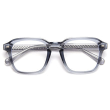 Load image into Gallery viewer, Peekaboo tr90 transparent glasses woman korean style grey black fashioin square glasses frame for men clear lens acetate