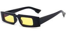 Load image into Gallery viewer, Peekaboo vintage retro glasses for women black yellow brown female small narrow sunglasses men square uv400 2023