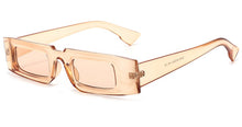 Load image into Gallery viewer, Peekaboo vintage retro glasses for women black yellow brown female small narrow sunglasses men square uv400 2023