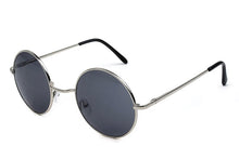 Load image into Gallery viewer, Peekaboo vintage round sunglasses women male sun glasses round men yellow blue green uv400 metal