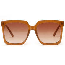 Load image into Gallery viewer, Peekaboo women korean style big frame sunglasses leopard brown men ladies sun glasses uv400 accessories female 2023 trendy