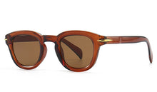 Carica l&#39;immagine nel visualizzatore di Gallery, Occhiali da sole rotondi da donna Peekaboo per uomo marrone verde cornice quadrata occhiali da sole maschili retro femminili uv400 2023 drop ship 